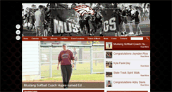 Desktop Screenshot of indeemustangsports.com